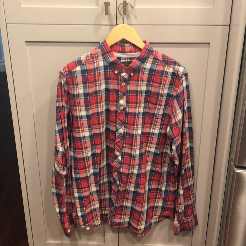 Ben Sherman plaid shirt. Large